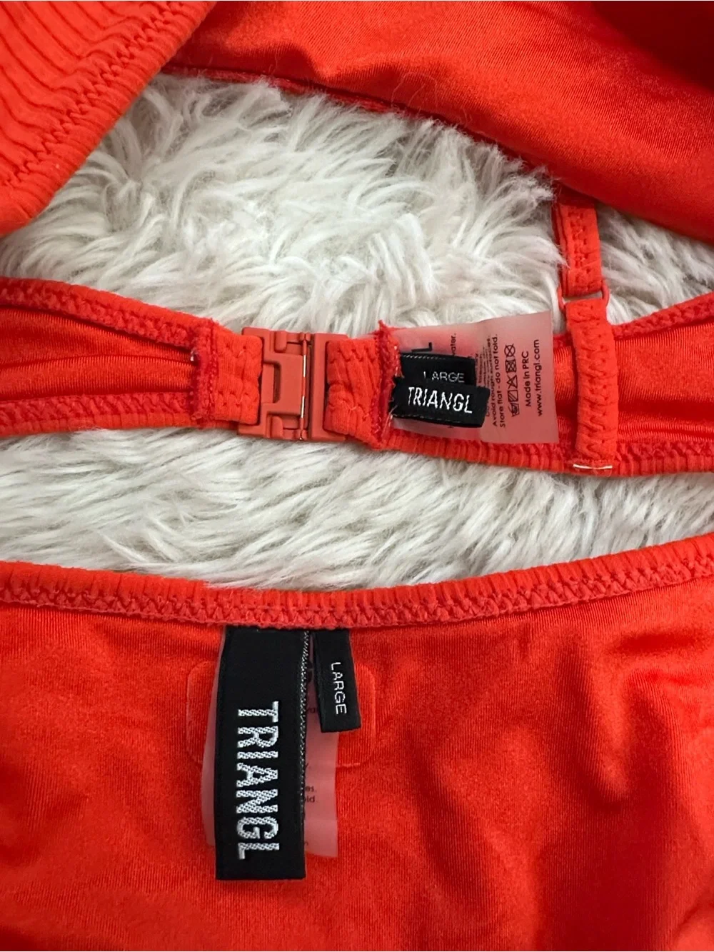 triangl swimwear Ribbed Scoop Bikini Set